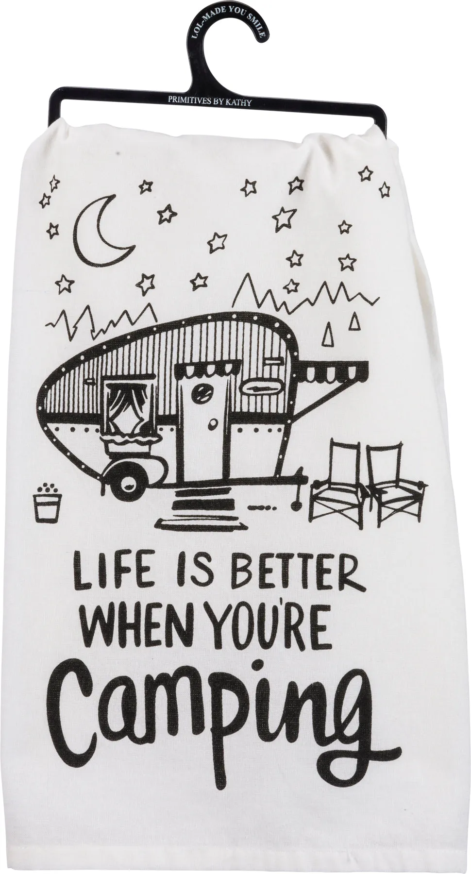 LIFE IS BETTER CAMPING DISH TOWEL