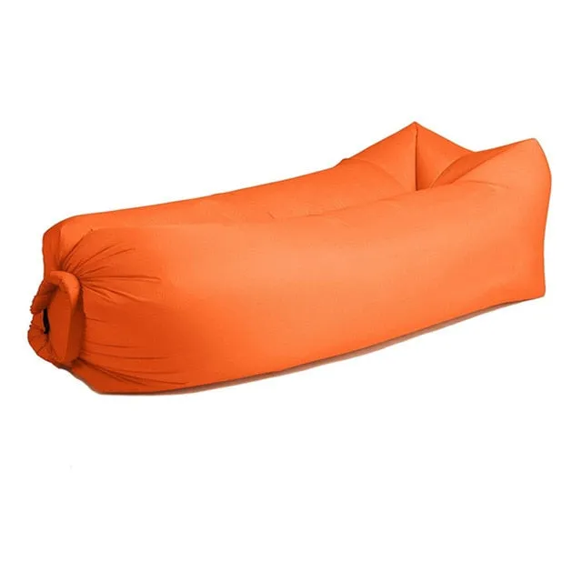 Outdoor Camping Inflatable Sofa Lazy Bag 3 Season Ultralight Beach Sleeping Bag Air Bed Lounger Sports Camping Travel Bed X1 A