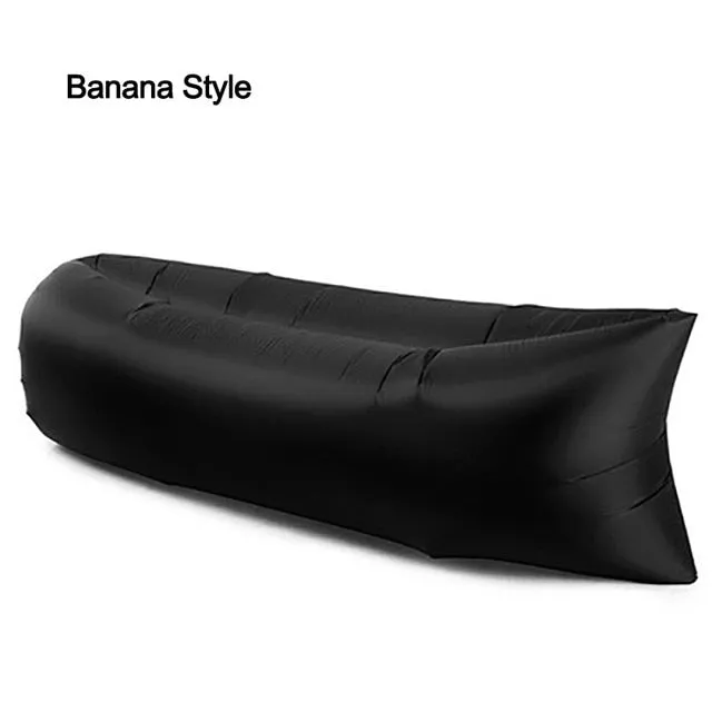 Outdoor Camping Inflatable Sofa Lazy Bag 3 Season Ultralight Beach Sleeping Bag Air Bed Lounger Sports Camping Travel Bed X1 A