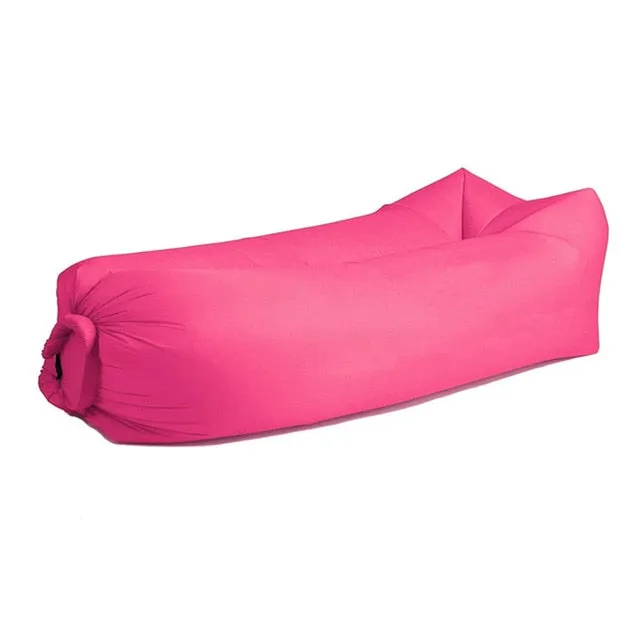 Outdoor Camping Inflatable Sofa Lazy Bag 3 Season Ultralight Beach Sleeping Bag Air Bed Lounger Sports Camping Travel Bed X1 A