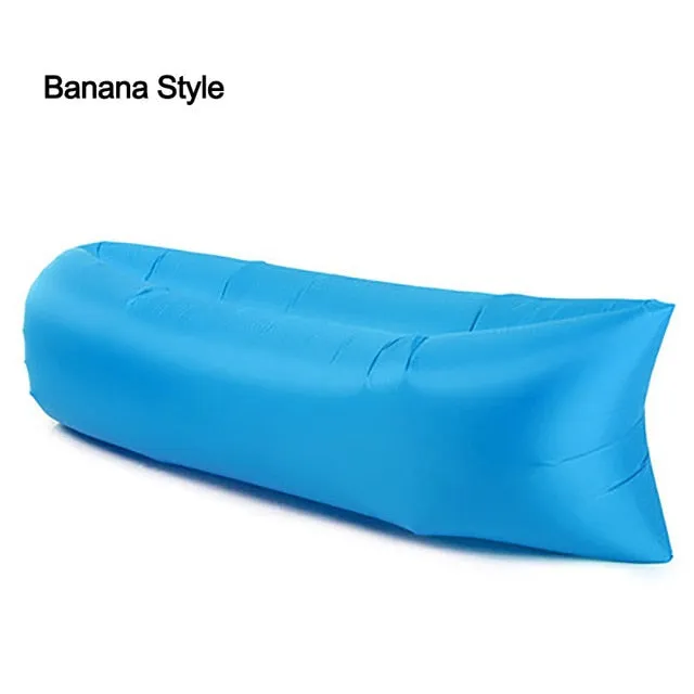 Outdoor Camping Inflatable Sofa Lazy Bag 3 Season Ultralight Beach Sleeping Bag Air Bed Lounger Sports Camping Travel Bed X1 A