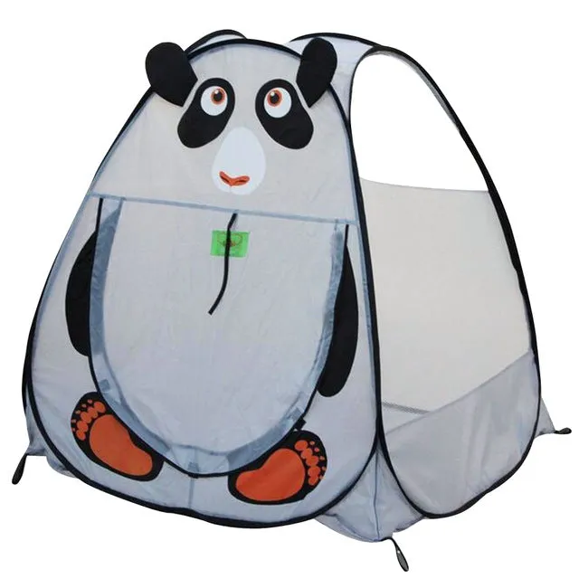 Playhouse for Kids Panda Frog Owl Monkey Shape Tent Animal Outdoor Children's Tent Ball Pool Indoor Cartoon Play Tents for Kids