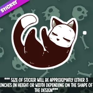 Skull Kitty- Sleeping